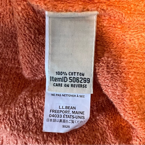 L.L. Bean Women’s Sz M Midweight Cotton Slub Knit Roll Neck Sweater - Picture 13 of 13